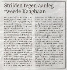 Leidscd Dagblad 15 november 2015